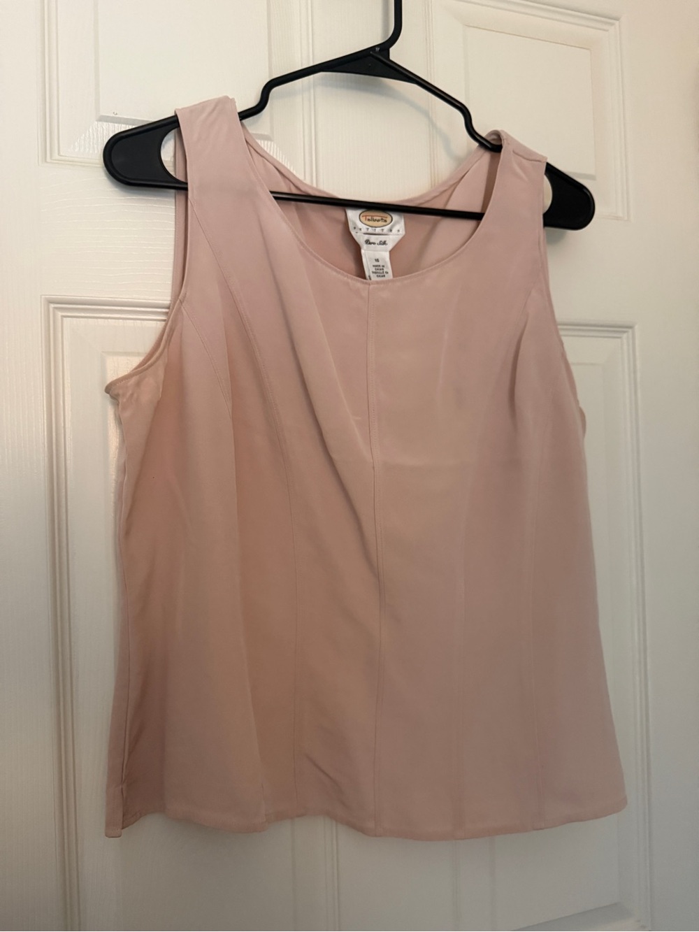 Talbots Blush Pink Scoop Neck Sleeveless Camisole